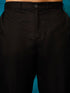 Vastramay Men's Black Cotton Satin Blend Kurta Pyjama Set